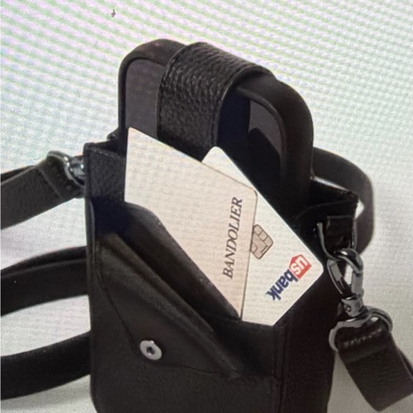 Black Leather Bandolier Hailey Holster - Picture 2 of 6